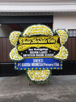 Papan Bunga Duka di Cipinang Cempedak