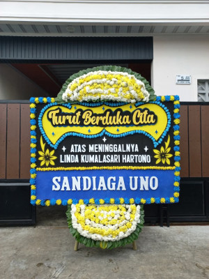 Papan Bunga Duka di Cipinang Cempedak